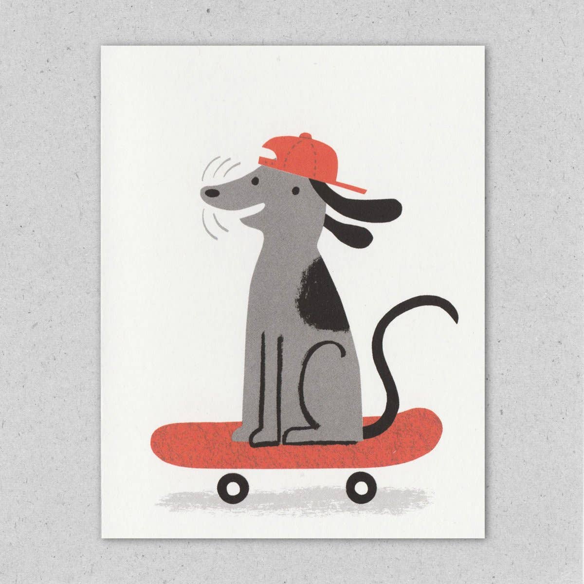 Deck Dog Everyday Greeting Card, Offset Printed