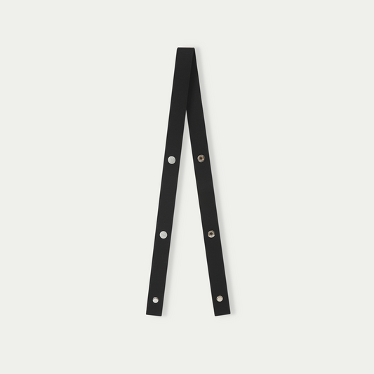 Plain fabric adjustable strap - Black