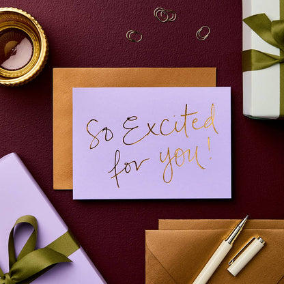 So Excited For You! | Congratulations Card | Greeting Cards