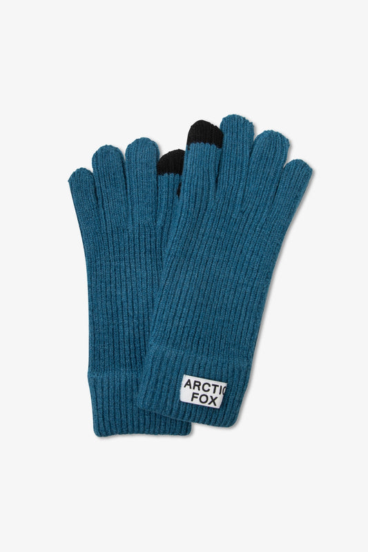 Arctic Fox Recycled Bottle Gloves - Ocean Blue
