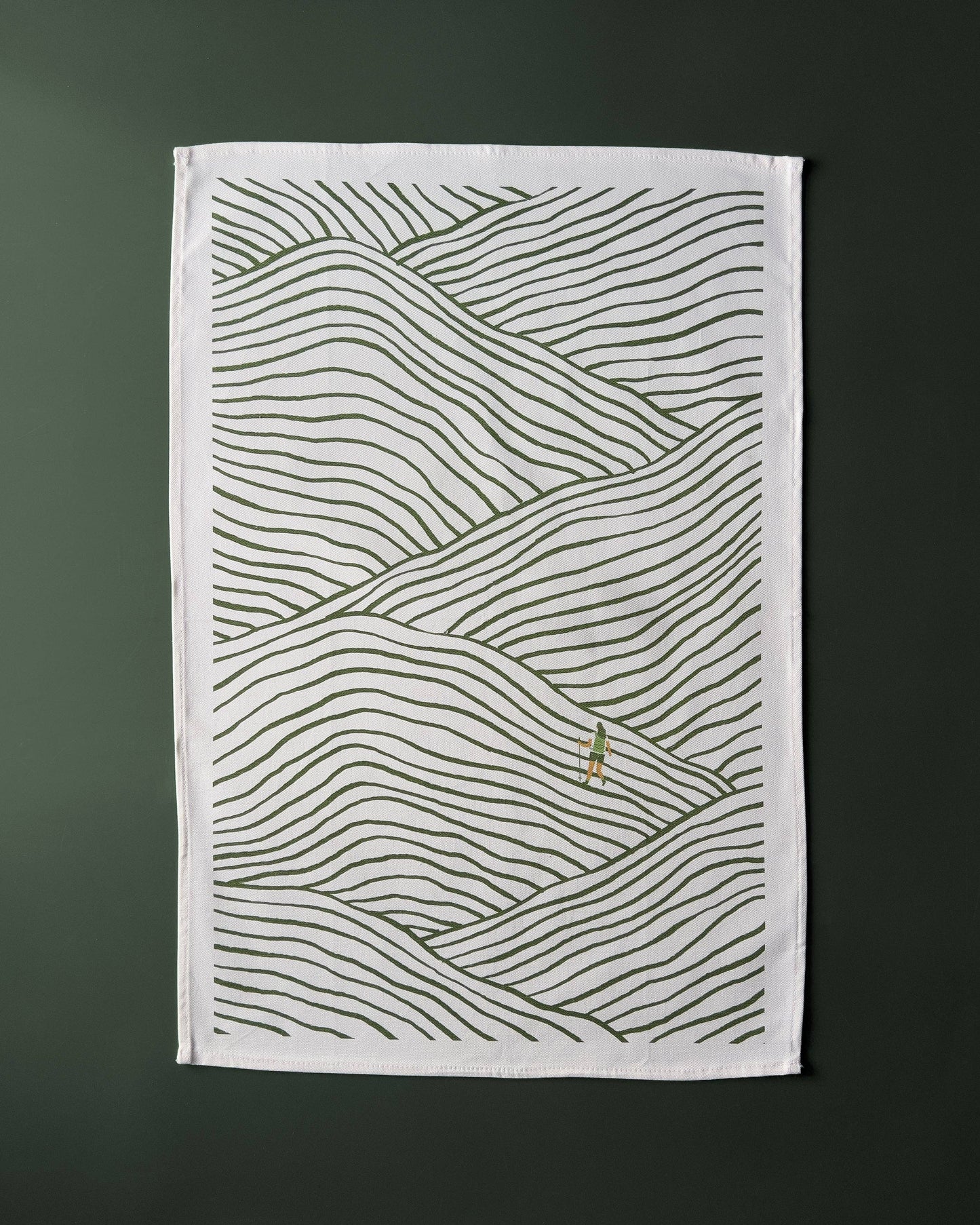 Walking Pattern Tea Towel