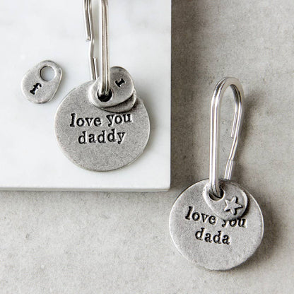 'Love You Daddy' Keyring: Love you pops