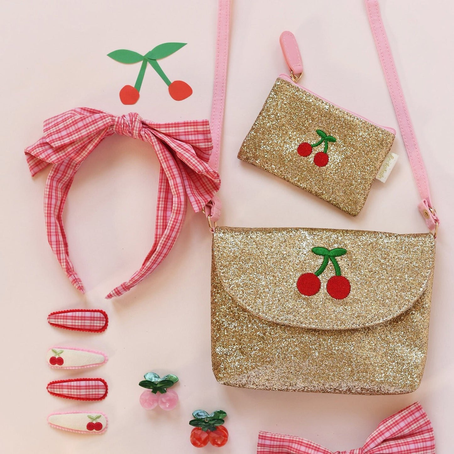 Plaid Double Bow Headband
