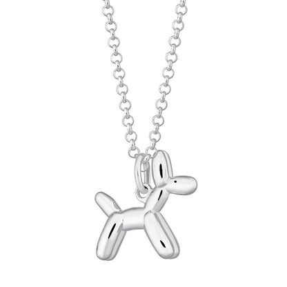 Balloon Dog Necklace: Chain: 40-45cm / Sterling Silver