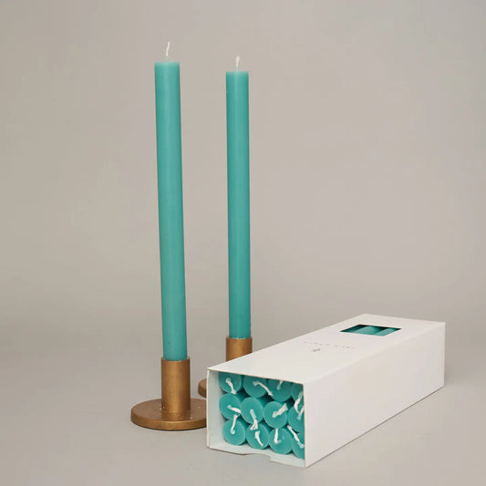 Dinner Candle (single candle) - Turquoise