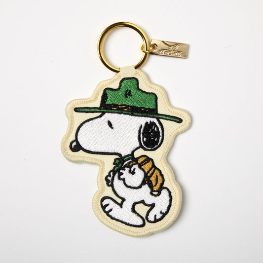 Peanuts Key Ring/Bag Charm Camp Snoopy