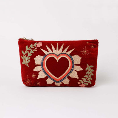 Enchanted Heart Everyday Pouch - Rouge Velvet
