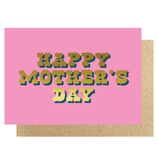 Happy Mother's Day pink card