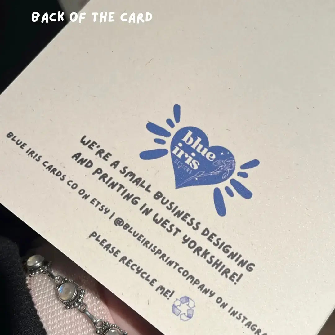 Love you Dad! A6/5x7 card: Card Clasp (Plastic Free) / 5x7