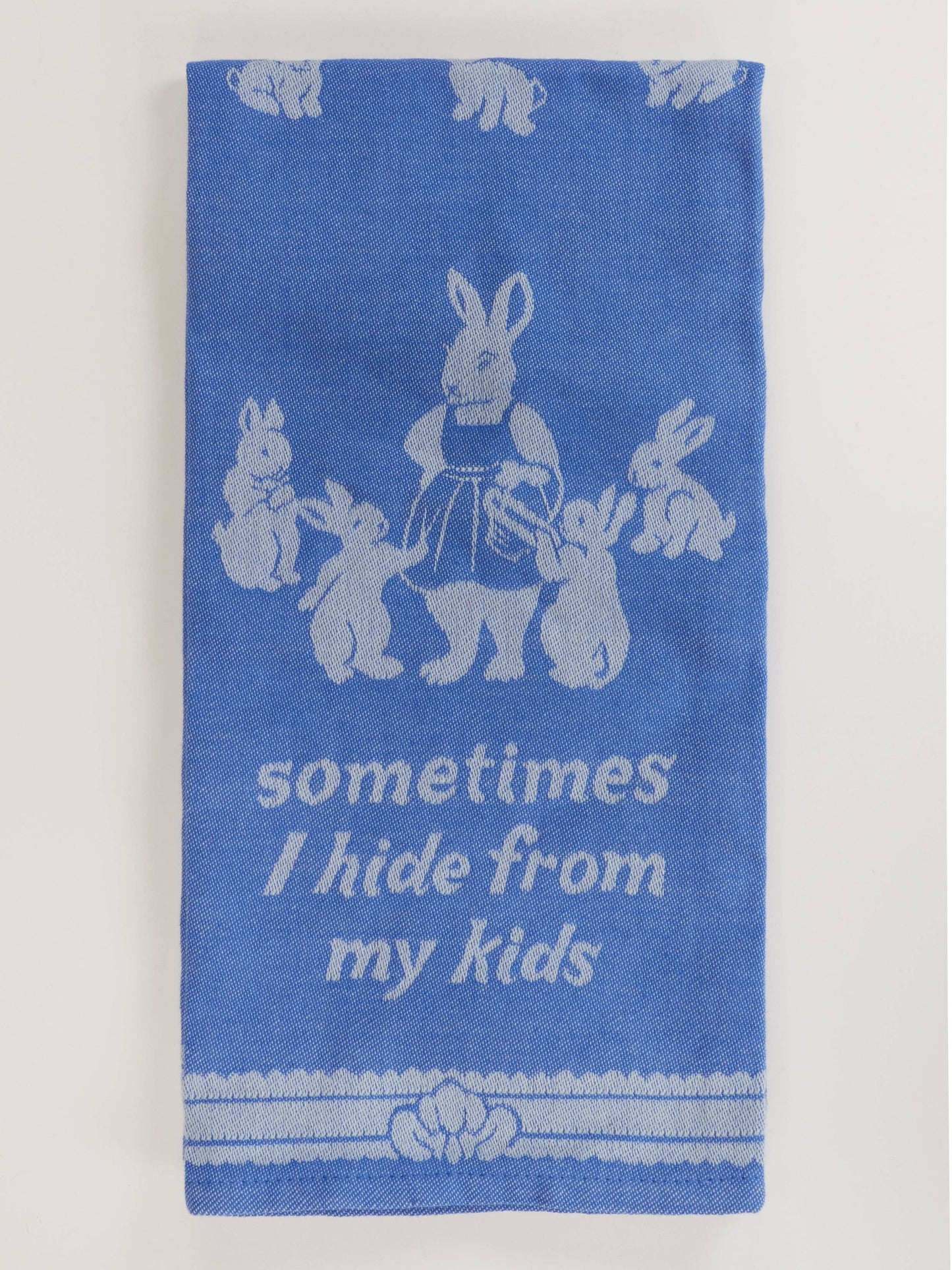WW643 Sometimes I Hide From My Kids Dish Towel