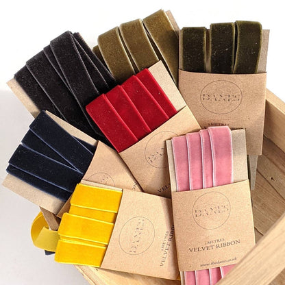 Velvet Ribbon - 16mm x 3M: Copper