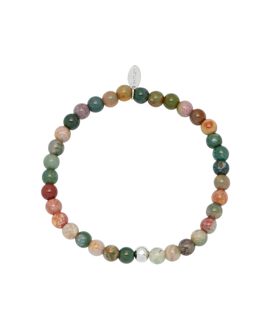 Flourite Beaded Bracelet - 6mm