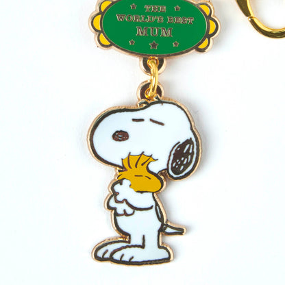 Peanuts World's Best Keyring Mum