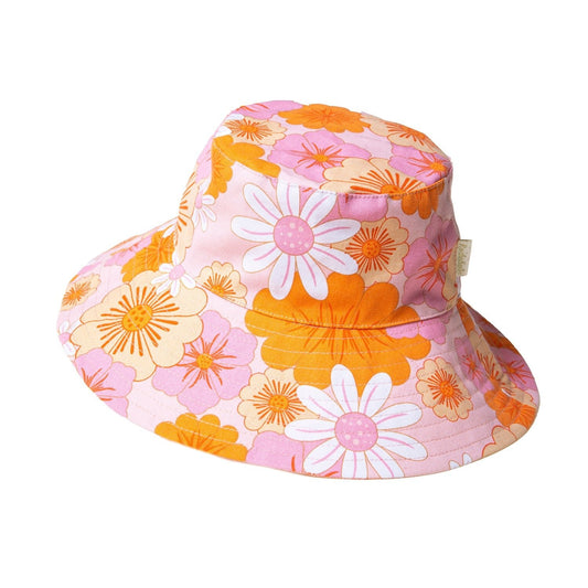 Hippy Shake Reversible Sun Hat 7-10 Years