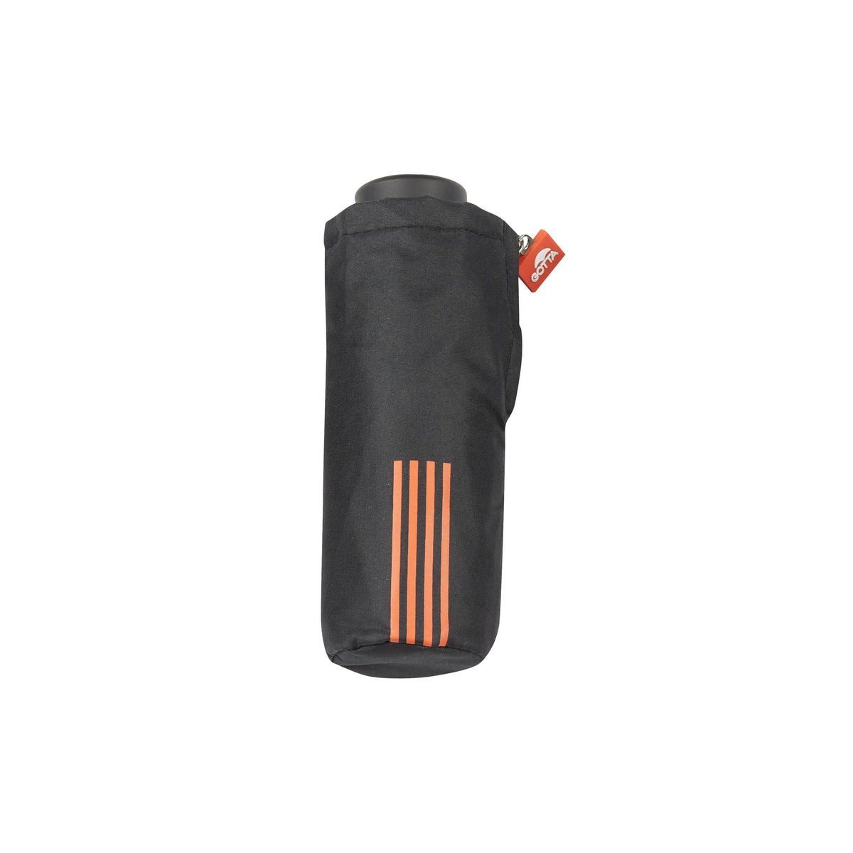 GOTTA MINI Folding Umbrella Black with colour details: Orange