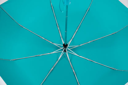 EZPELETA BASIC Auto open/close umbrella - Recycled fabric: Aqua