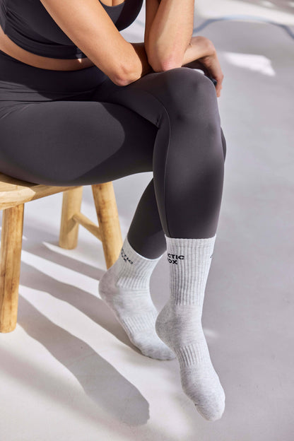 Sporty Socks - 100% Bamboo - Grey - AW25
