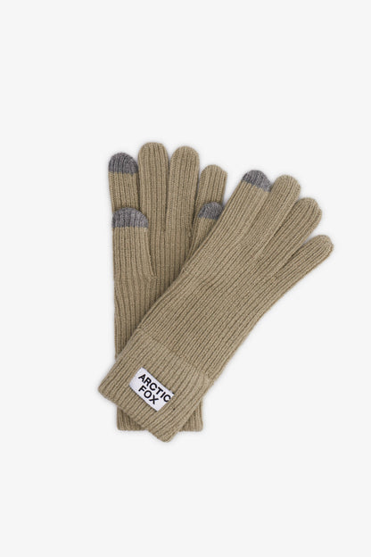 Recycled Bottle Gloves - Arctic Grey - AW24