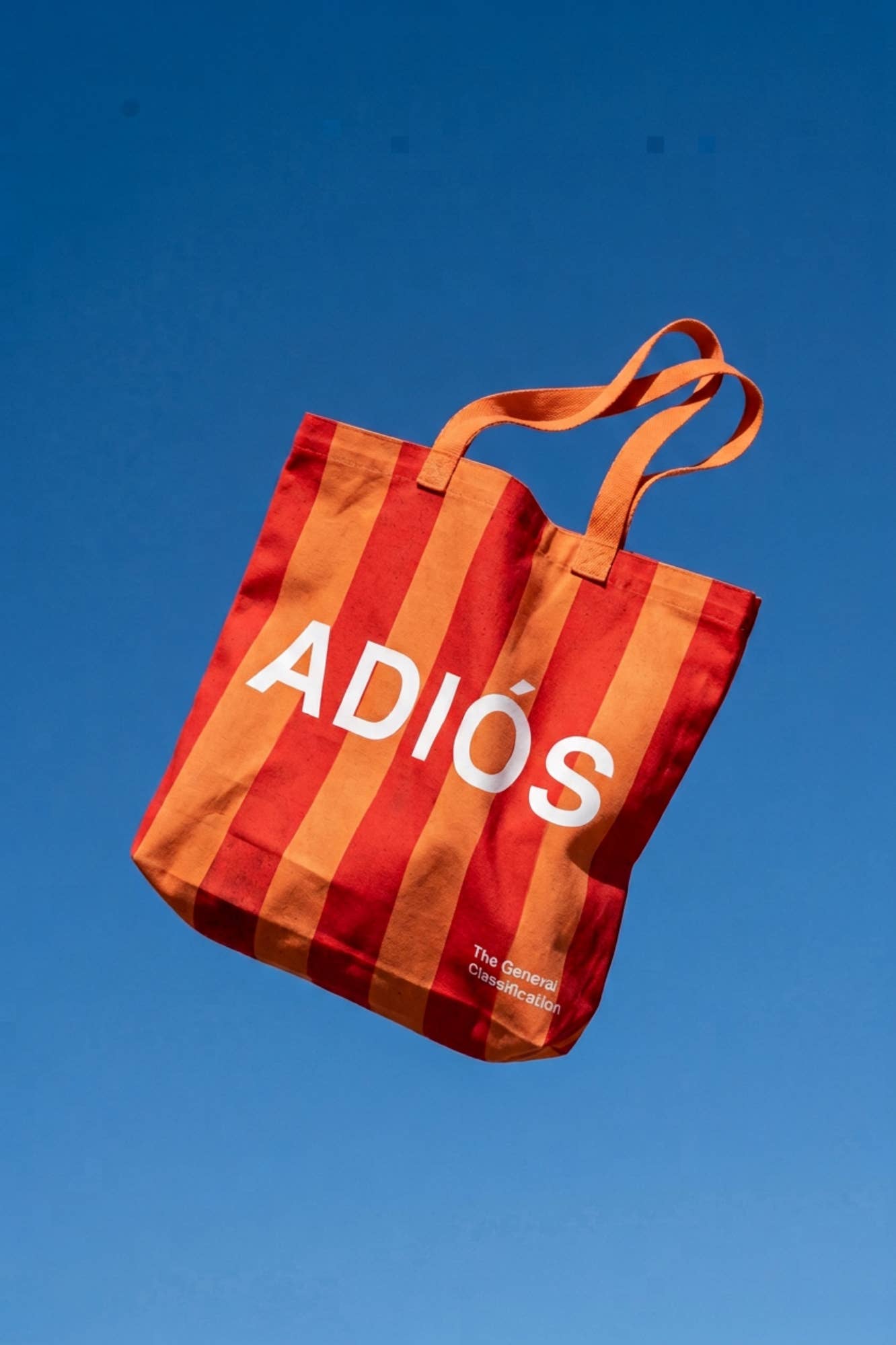 Hola Stripe Tote Bag Orange