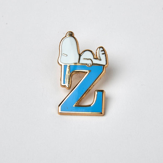 Peanuts Alphabet Pin - Z