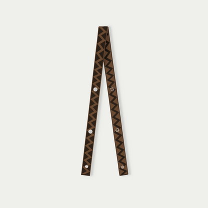 Zigzag Fabric adjustable strap: Red