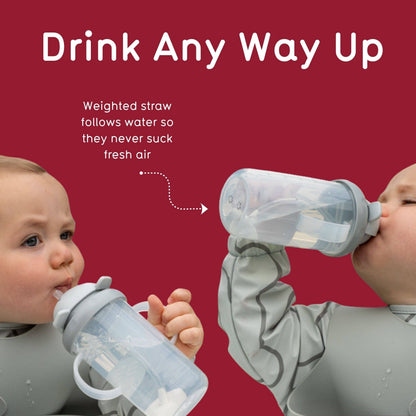 Tippy Up Sippy Cup (Series 3), with Weighted Straw (Valve Free), Pip Panda, 200ml