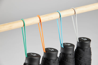 GOTTA MINI Folding Umbrella Black with colour details: Beige