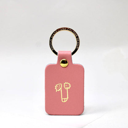 Willy Key Fobs: Pale Pink