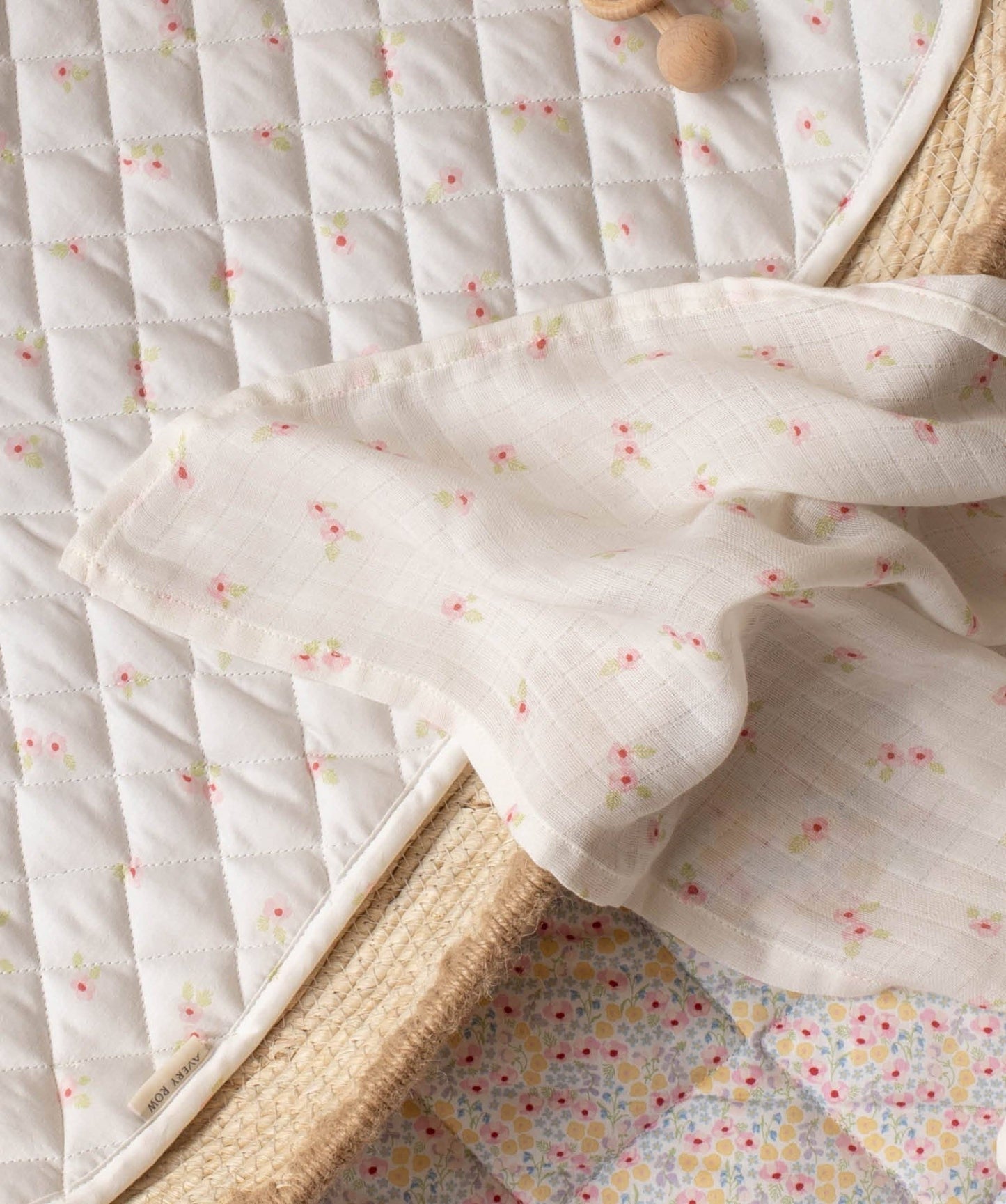 Extra Large Organic Baby Muslins, Single - Anemone