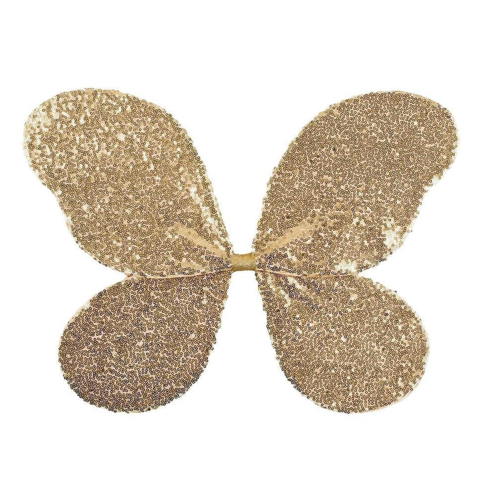 Magical Sequin Fairy Wings - Gold