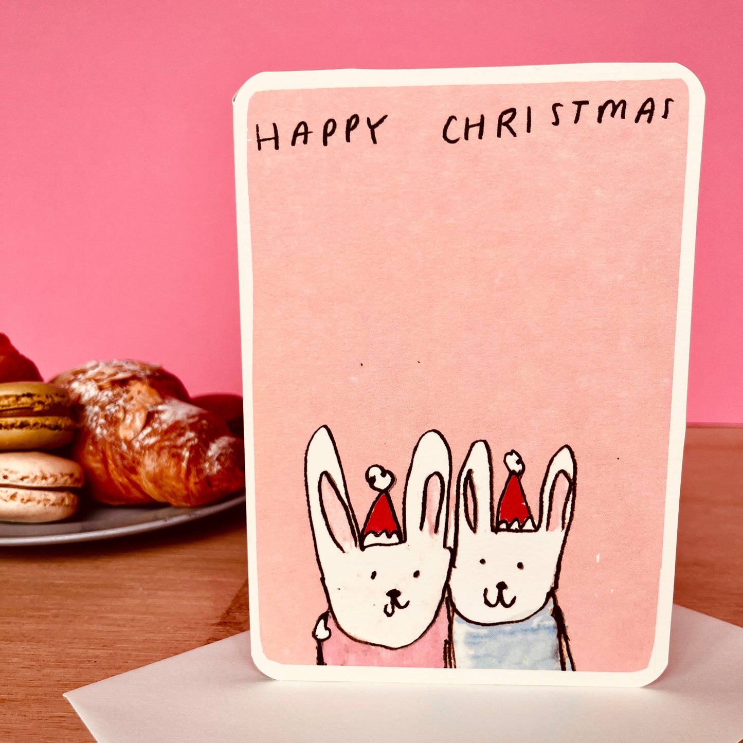 Bunny Couple Christmas Card