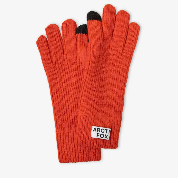 Arctic Fox Recycled Bottle Gloves - Sunkissed Coral