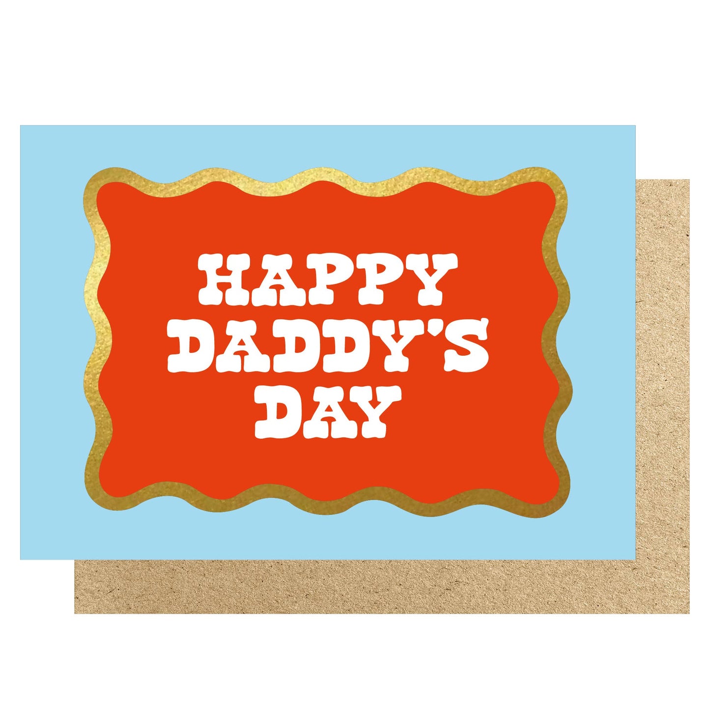 Happy Daddy's Day foil card