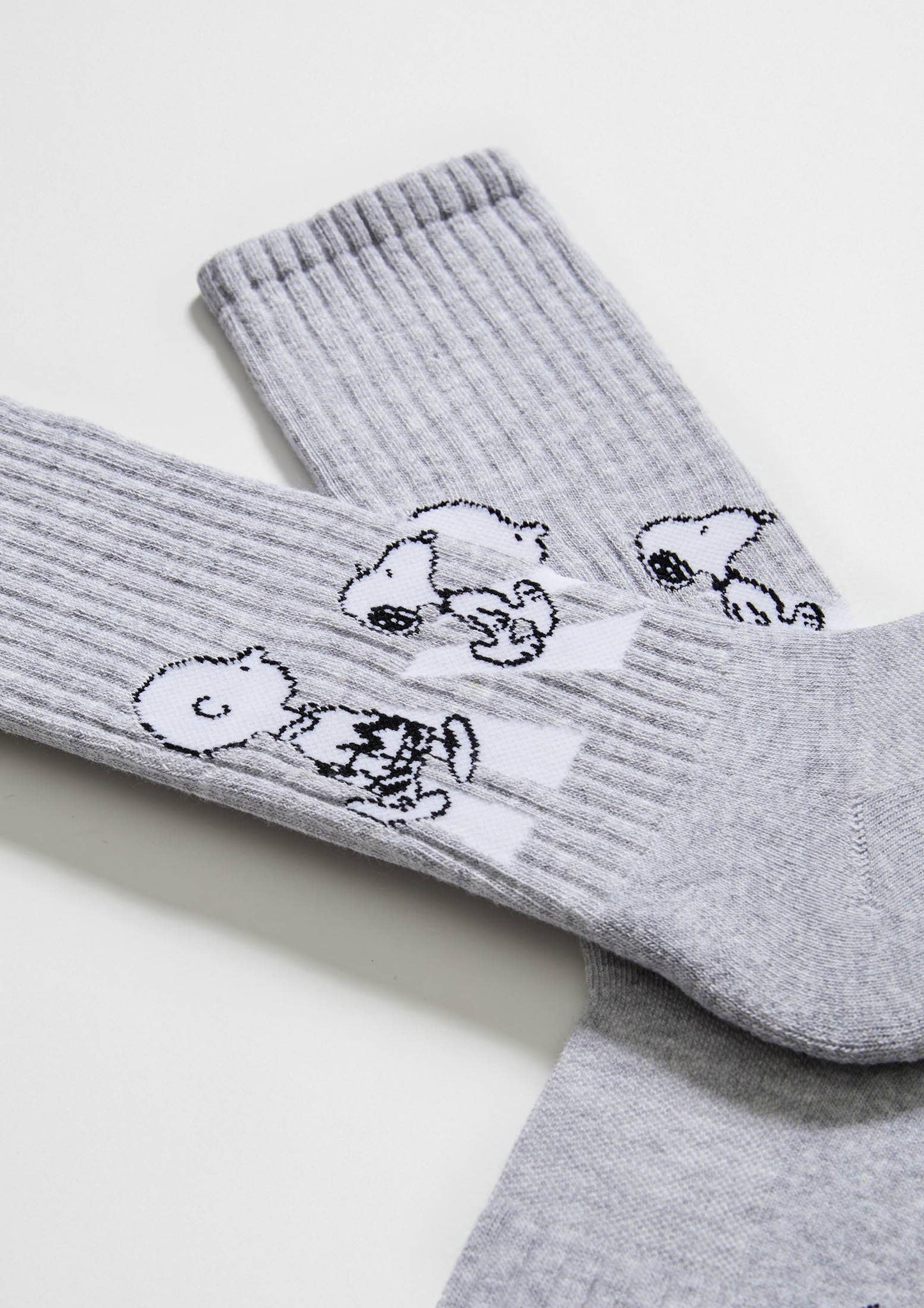 BeSnoopy Walk Street - 100% Organic Cotton Socks: Grey / Intl / 41/46