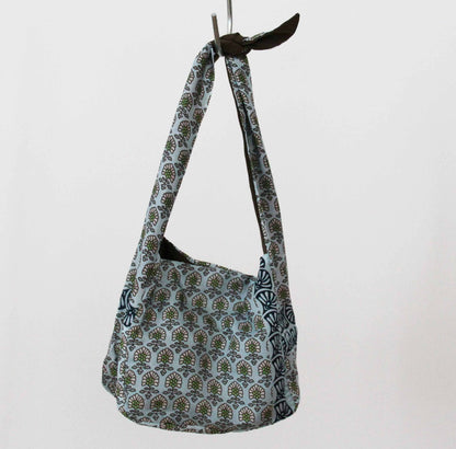 Bobby Bag in Pondichery Blue Silk