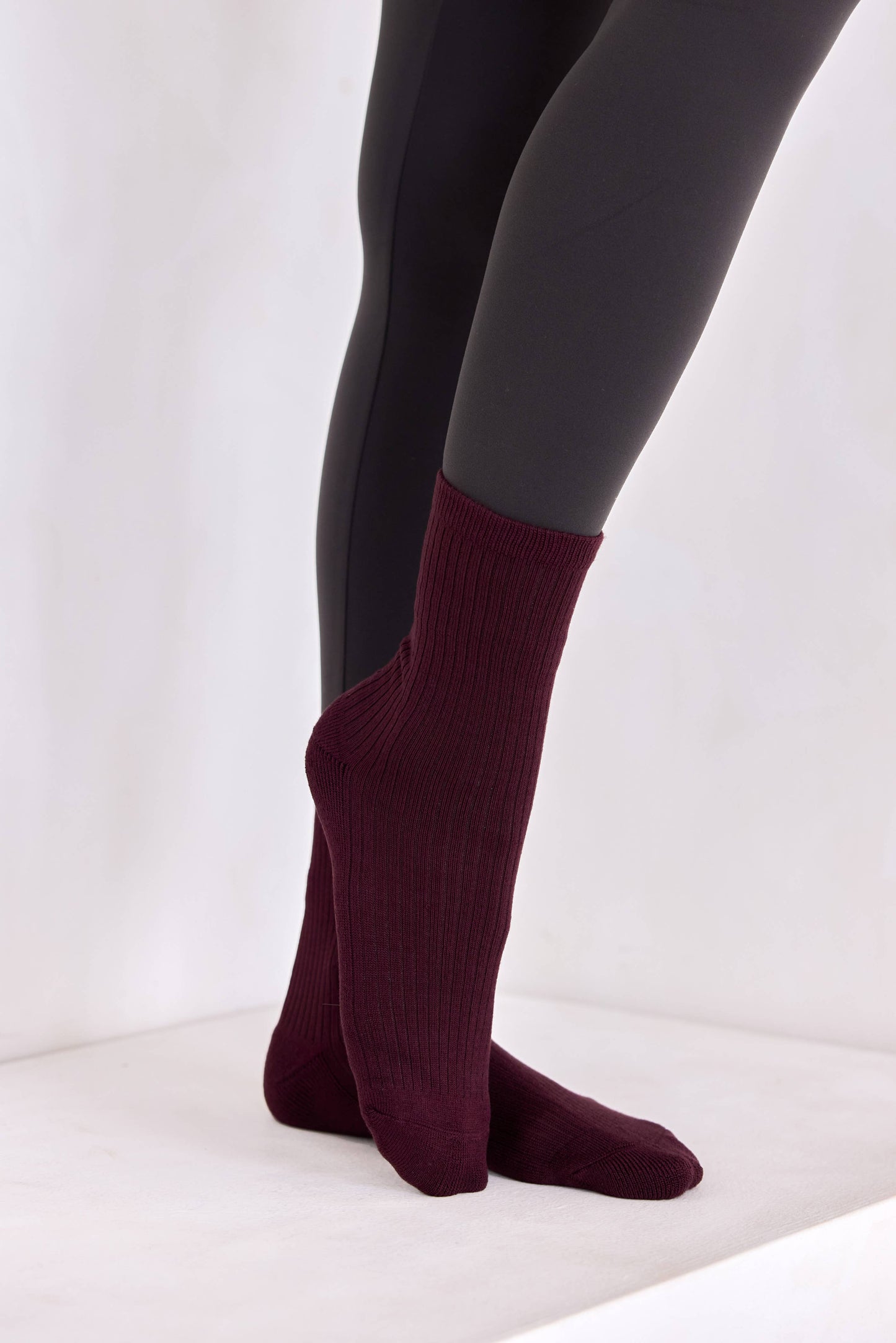 The Everyday Socks - 100% Bamboo - Plum - AW25