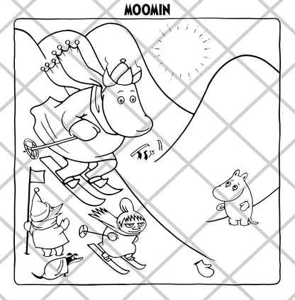 Moomin Moments : A Cute And Cosy Colouring Book (PB)