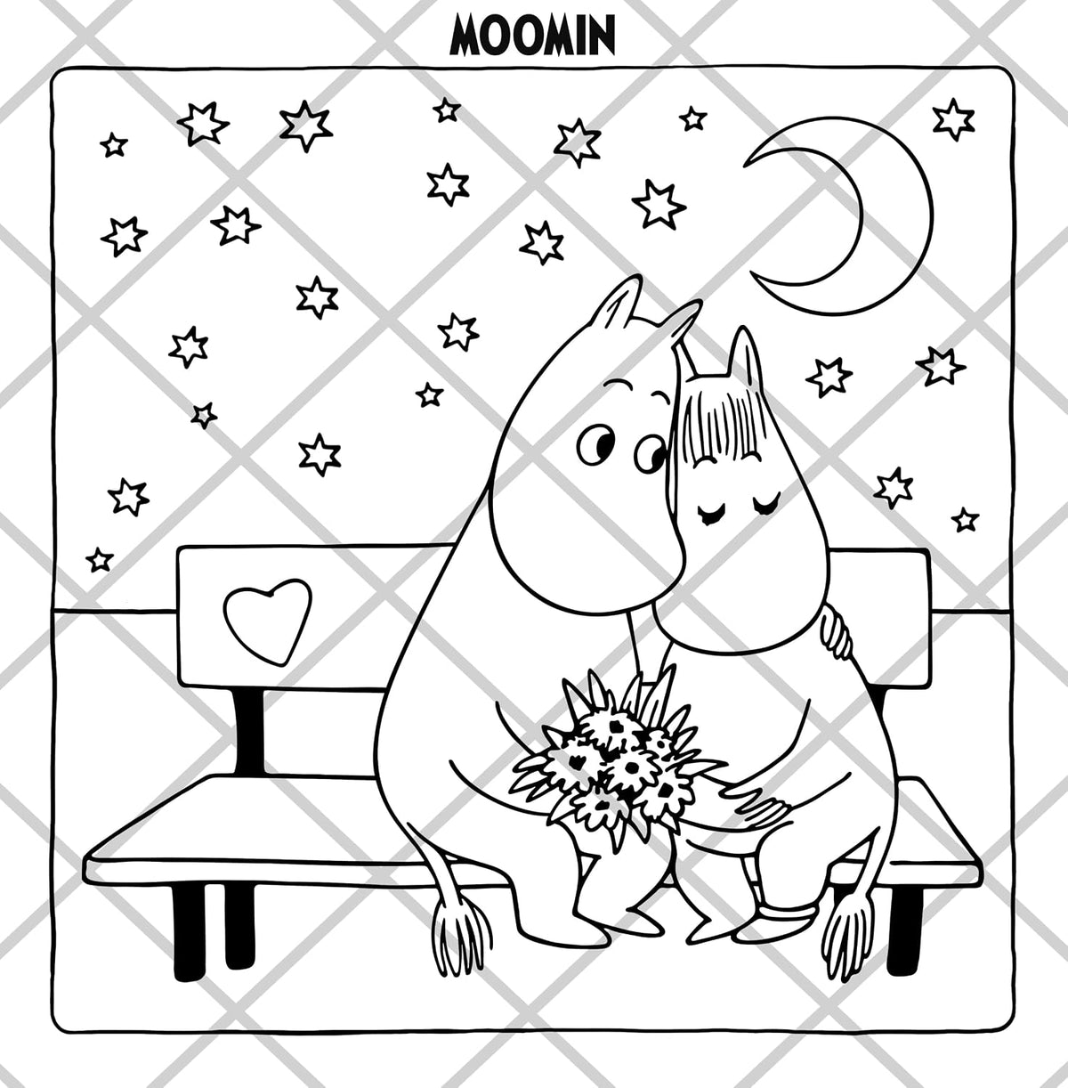 Moomin Moments : A Cute And Cosy Colouring Book (PB)