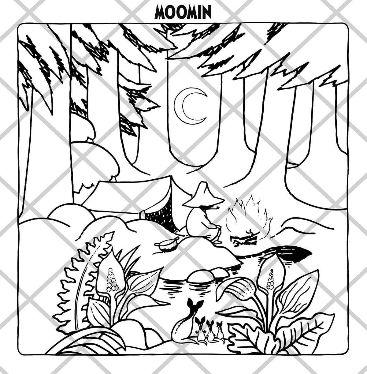 Moomin Moments : A Cute And Cosy Colouring Book (PB)