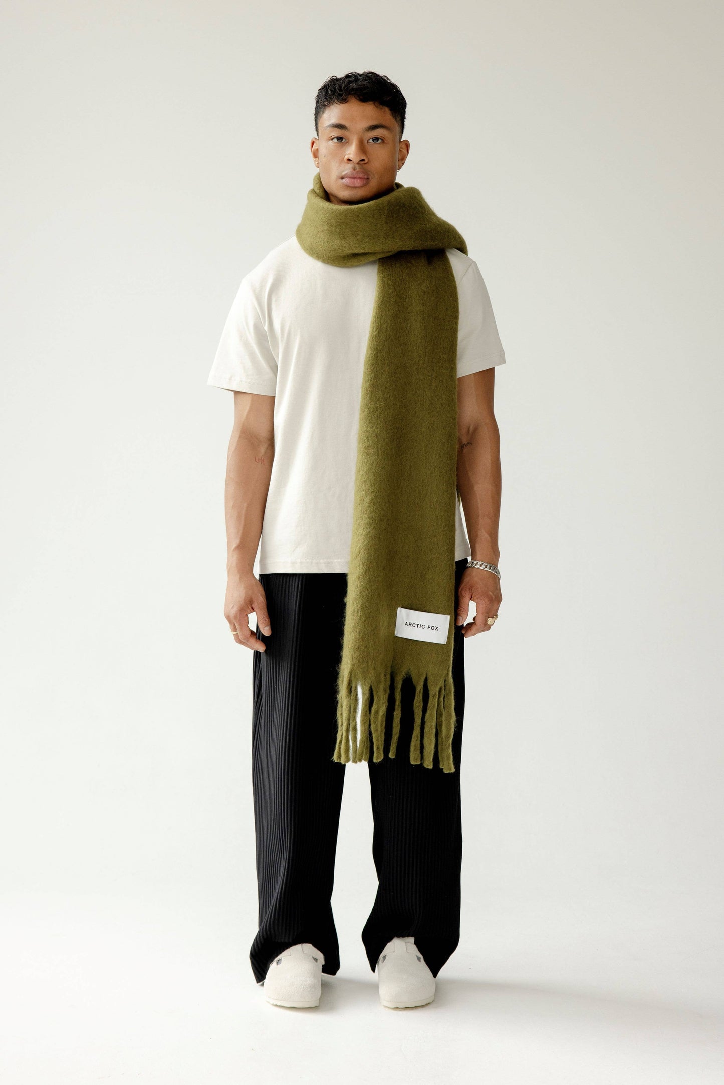 The Reykjavik Scarf - 100% Recycled - Sea Kelp - AW24