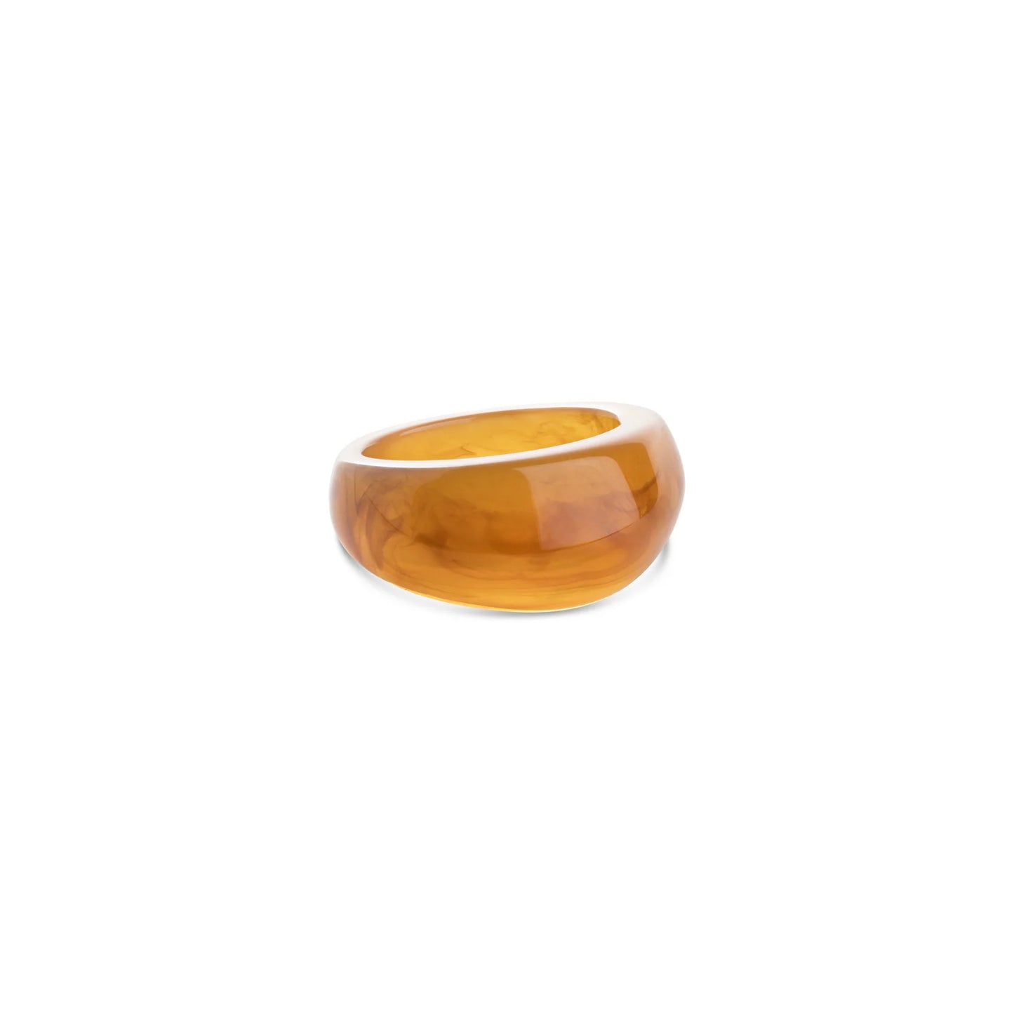 Hattie - Resin Statement Ring Brown