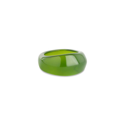 Hattie - Resin Statement Ring Green