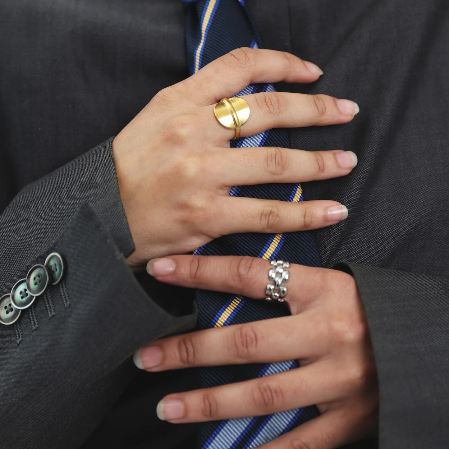 Elira - Chunky Ring Stainless Steel