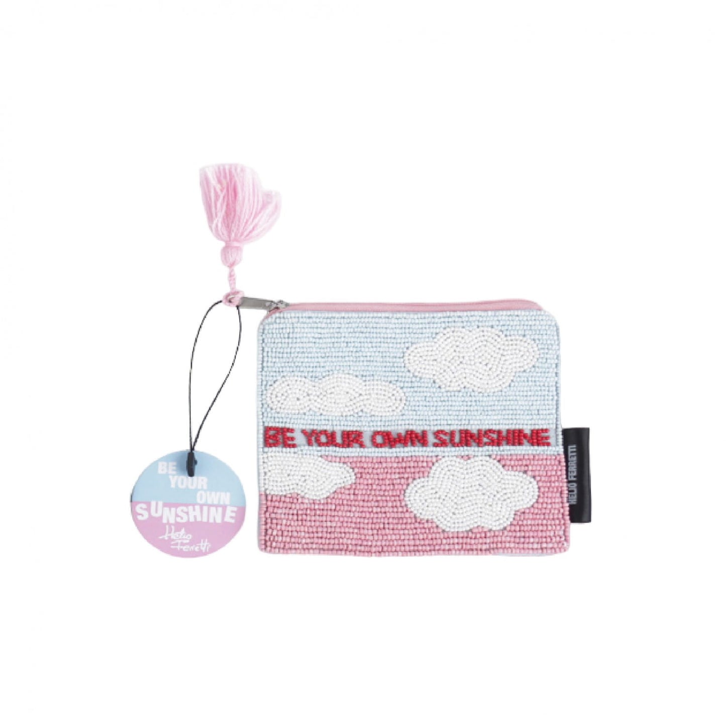 Beaded Sentiment Pouch - Be Your Own Sunshine