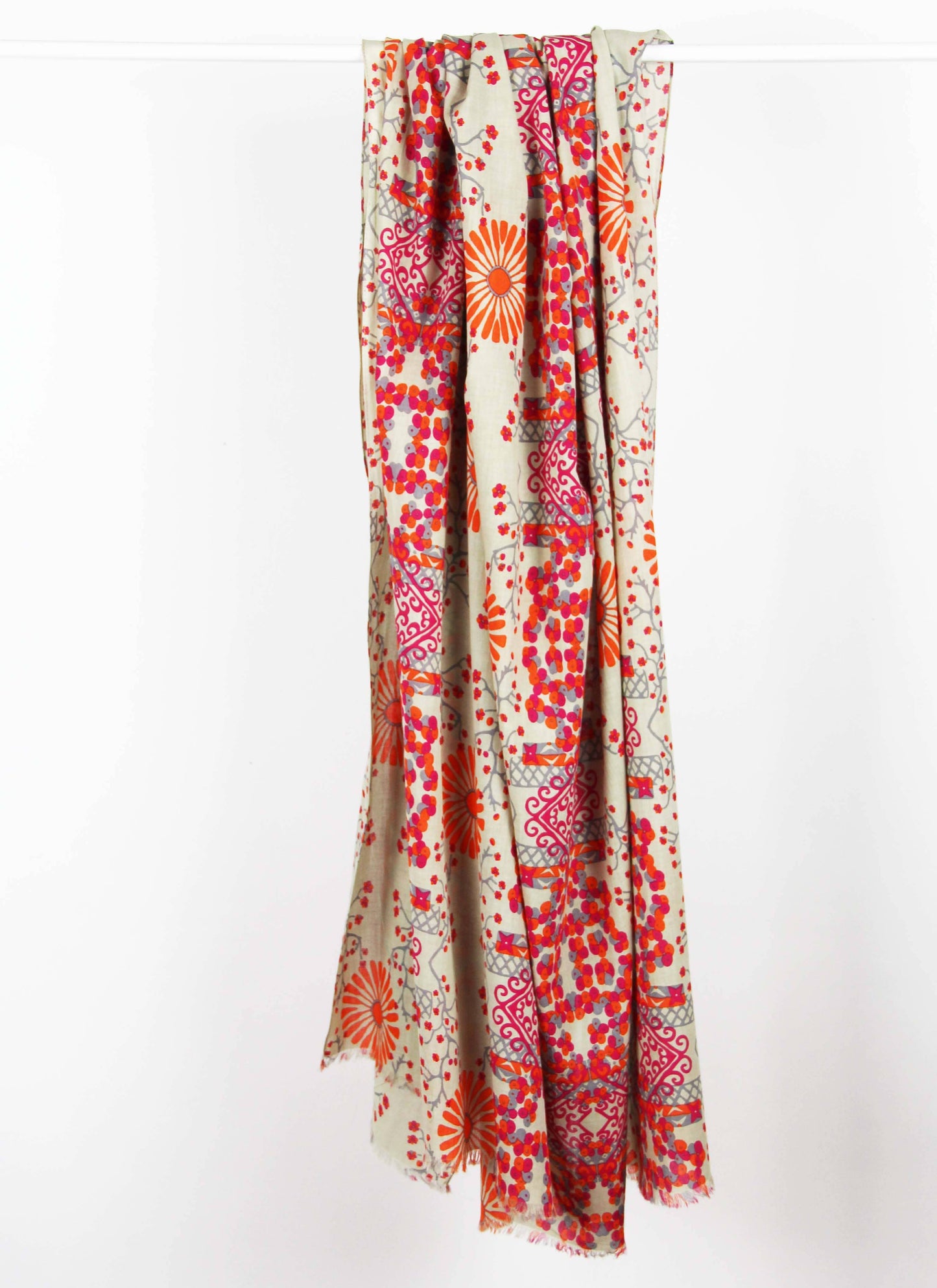 Organic Cotton Scarf Ryoko Orange