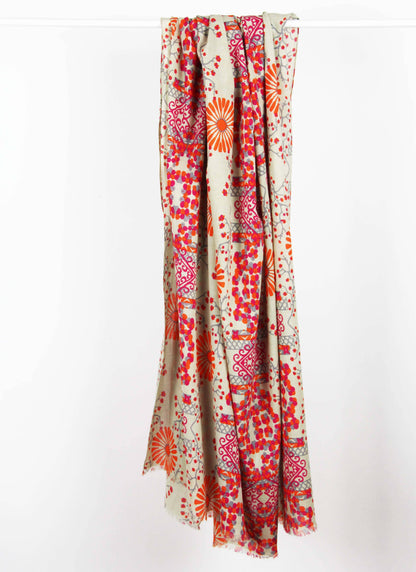 Organic Cotton Scarf Ryoko Orange