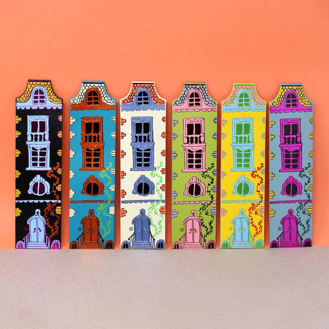 Dolls House Bookmark: Heritage Blue