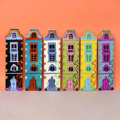 Dolls House Bookmark: Heritage Blue