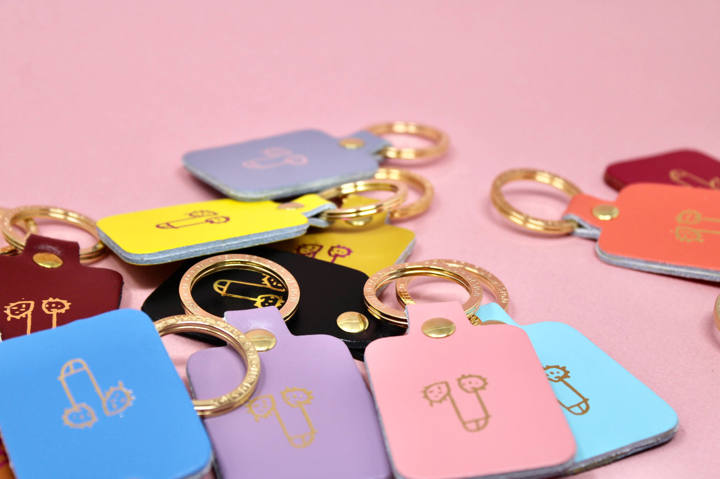 Willy Key Fob: Burnt Orange