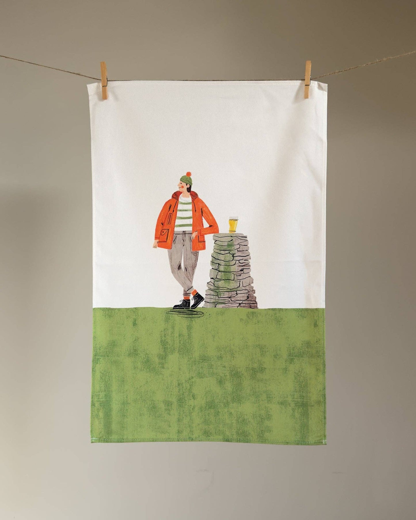 Walk & A Pint Tea Towel